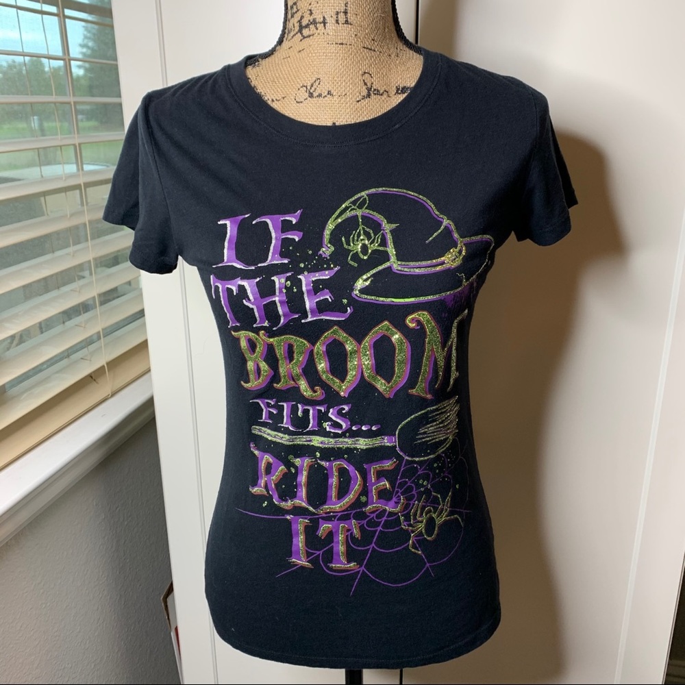 Wound Up If The Broom Fits Graphic T-Shirt